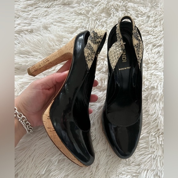 Fendi Patent Leather - Size 38.5 US8 - Picture 1 of 10